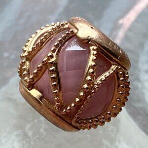 Pandora Intertwining Rose Gold Pink Bead Charm